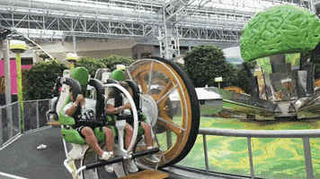Roller Coaster Nickelodeon GIF