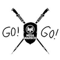 Hiking Go Sticker by Megamarsch