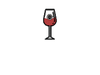 MEISJESVANDEWIJN wine glass swirl wijn Sticker