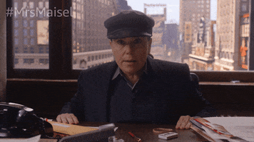Season 4 Reaction GIF by The Marvelous Mrs. Maisel