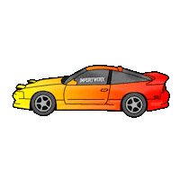 Drifting Nissan Silvia Sticker by ImportWorx