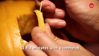 Fix Mistakes With A Toothpick