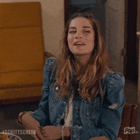 Excited Eyebrow Raise GIF by Schitt's Creek