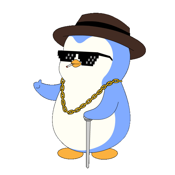 Like A Boss Thumbs Up Sticker by Pudgy Penguins