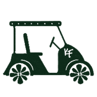Golfing Golf Club Sticker by Kenny Flowers