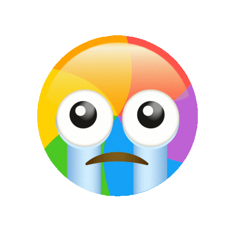 brutstadt crying emoji adobe beachball Sticker