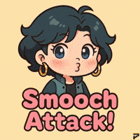 Hana Pucker Up GIF by Persona