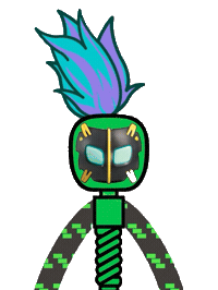 Serious Locked In Sticker by StikBot