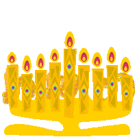 Jewish Hanukkah Sticker
