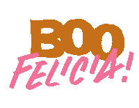 Halloween Goodbye Sticker by Monique Aimee