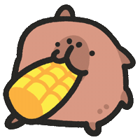 Brain Corn Sticker by sansanplanet