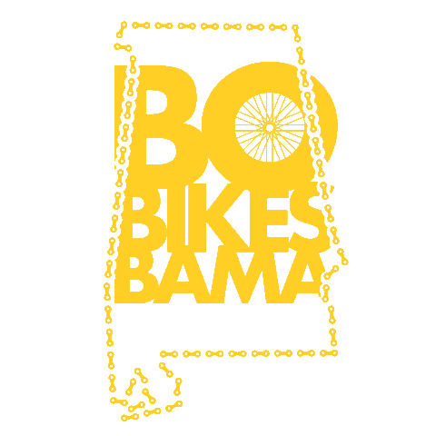 bobikesbama bike bicycle alabama bo jackson Sticker