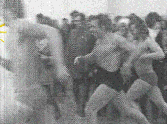 New Year Swimming GIF by Beeld en Geluid