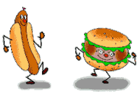 Hot Dog Dancing Sticker