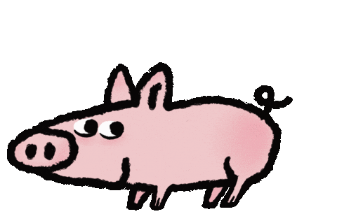 Pig Love Sticker