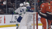 Happy Vancouver Canucks GIF by NHL