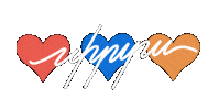 My Life Hearts Sticker