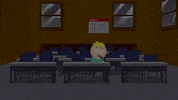 scared butters stotch GIF by South Park 