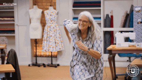Excited Sewing Bee GIF by The Great British Sewing Bee