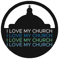 TempleOfPentecost raleigh pentecostal i love my church pentecost Sticker