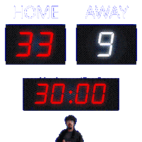9 Away Sticker