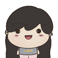 Happy Girl Sticker