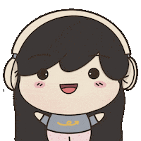 Happy Girl Sticker