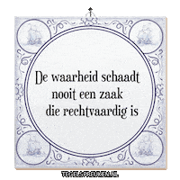 Respect Nl Sticker by Tegelspreuken.nl