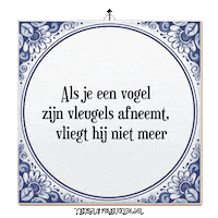 Humor Hoop Sticker by Tegelspreuken.nl