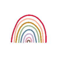 Rainbow Colour Sticker