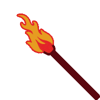 matchstrike flame match matchbox matchbook Sticker