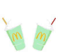 Shamrock Shake Cheers Sticker by McDonalds