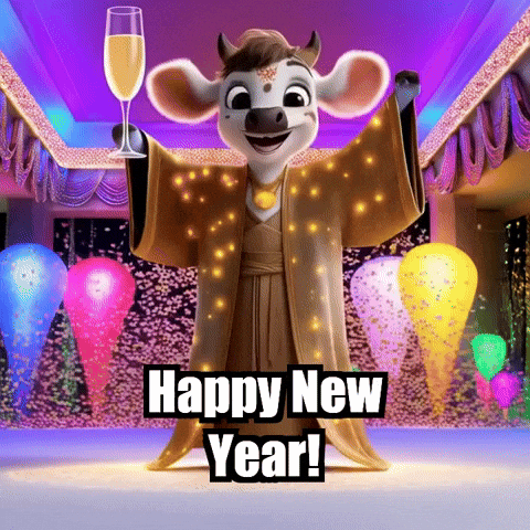 Happy New Year Party GIF by Moosiahzen