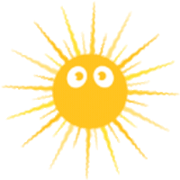 LOGOPEDIAACTUR sun sol psicologia logopedia Sticker