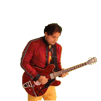 Rock Guitarrist Sticker by Mr Tronch