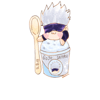 Ice Cream Summer Sticker by Fluffy the Thunder God 雷神阿毛