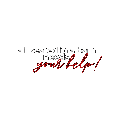 Horserescue Sticker by All Seated in a Barn