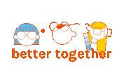Better Together Manifesto Sticker by Pangramma