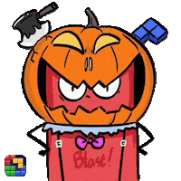 Trick Or Treat Halloween Sticker