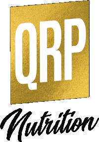 qrpnutrition logo golden qrp qrp nutrition Sticker