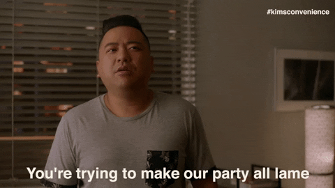 party cbc GIF by Kim's Convenience
