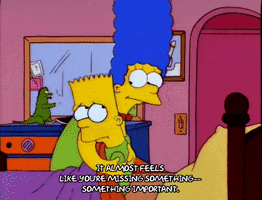 bart simpson missing the point GIF