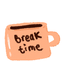 Tea Time Coffee Sticker