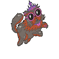 Cat Donut Sticker by Maeve Chocolate