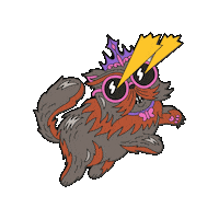 Cat Donut Sticker by Maeve Chocolate