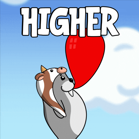 Sky Is The Limit Love GIF by FROSTYS