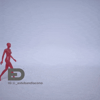 houdini simulations cgi uncanny weird GIF by Esteban Diácono