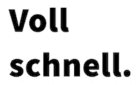 vollschnell Sticker by littlelunchsoup