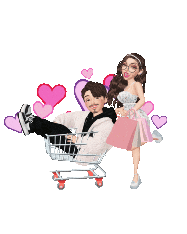 Compras Love Sticker by Bel Diniz
