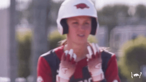 Softball Wow GIF by Arkansas Razorbacks